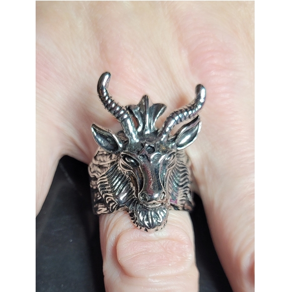 Baphomet Men's Ring - Picture 7 of 7